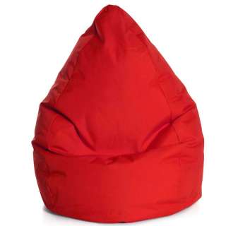 Bodenkissen in Rot Microfaser