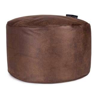 Sitzsack in Lederoptik Braun