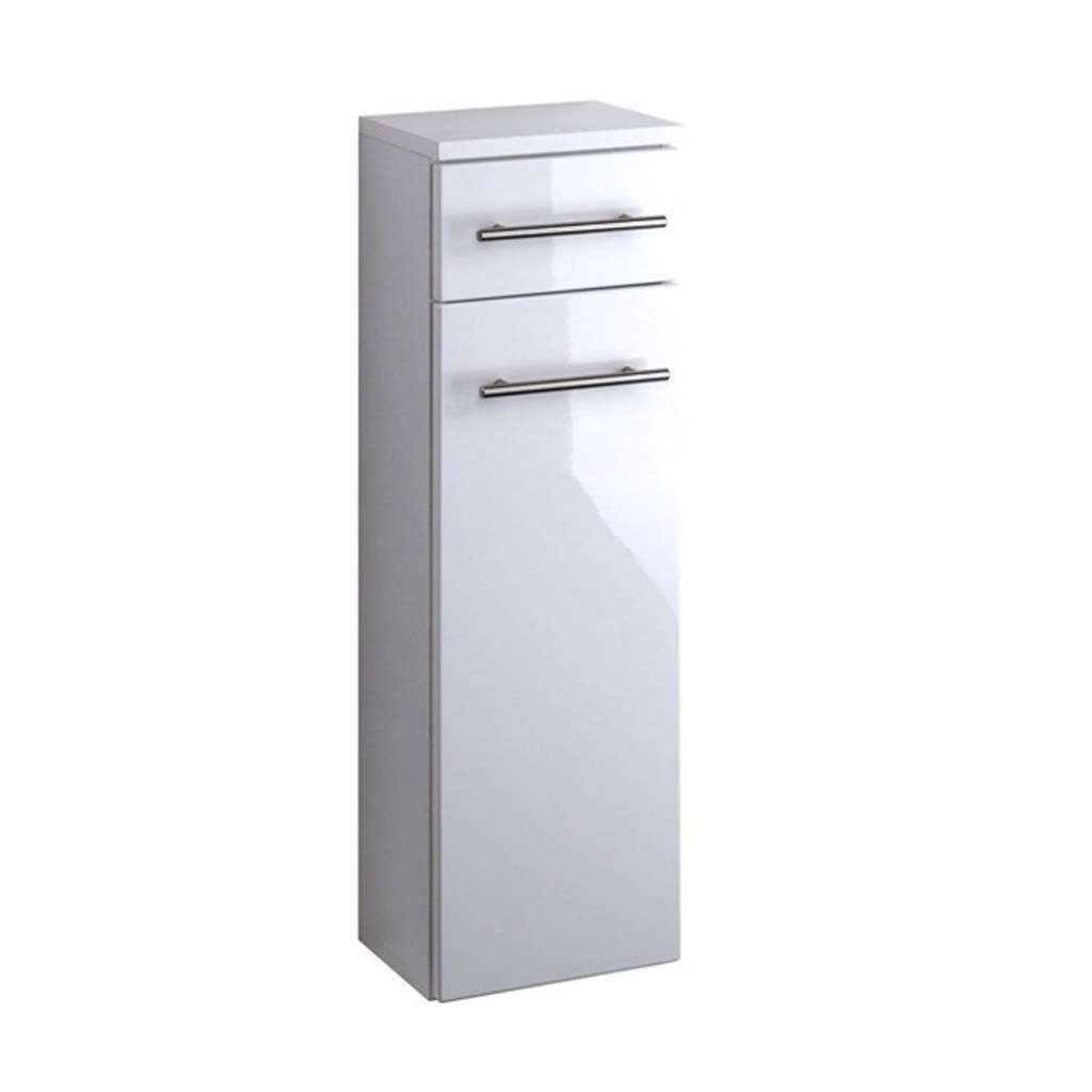 Bad-Schrank in Weiß Hochglanz