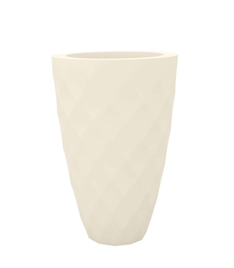 Vondom - VASES Blumentopf klein - ecru - Ø 18 x 36 cm - Basic - outdoor