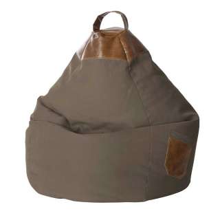 Design-Sitzsack in Grau-Braun Made in Germany