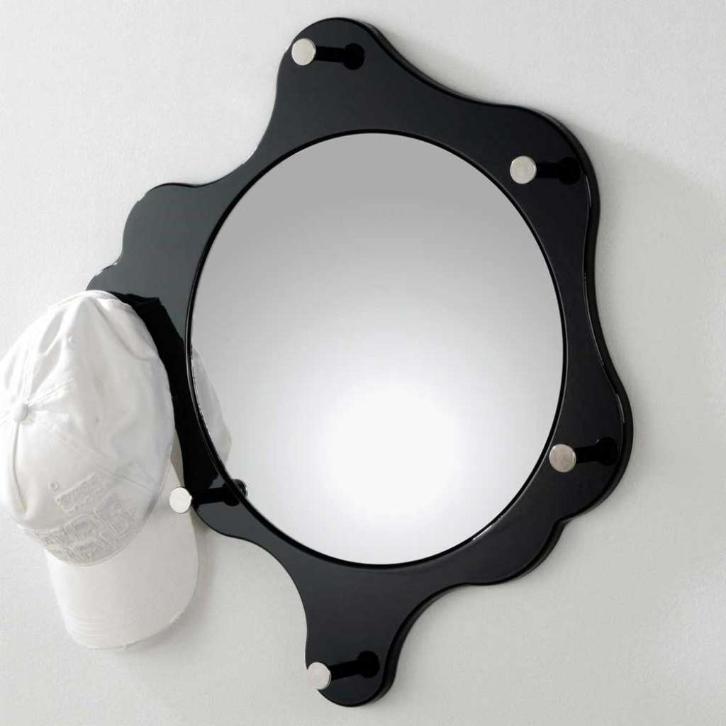 Wandspiegel in Schwarz
