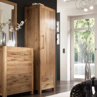 Garderobenschrank aus Wildeiche Massivholz Massivholz