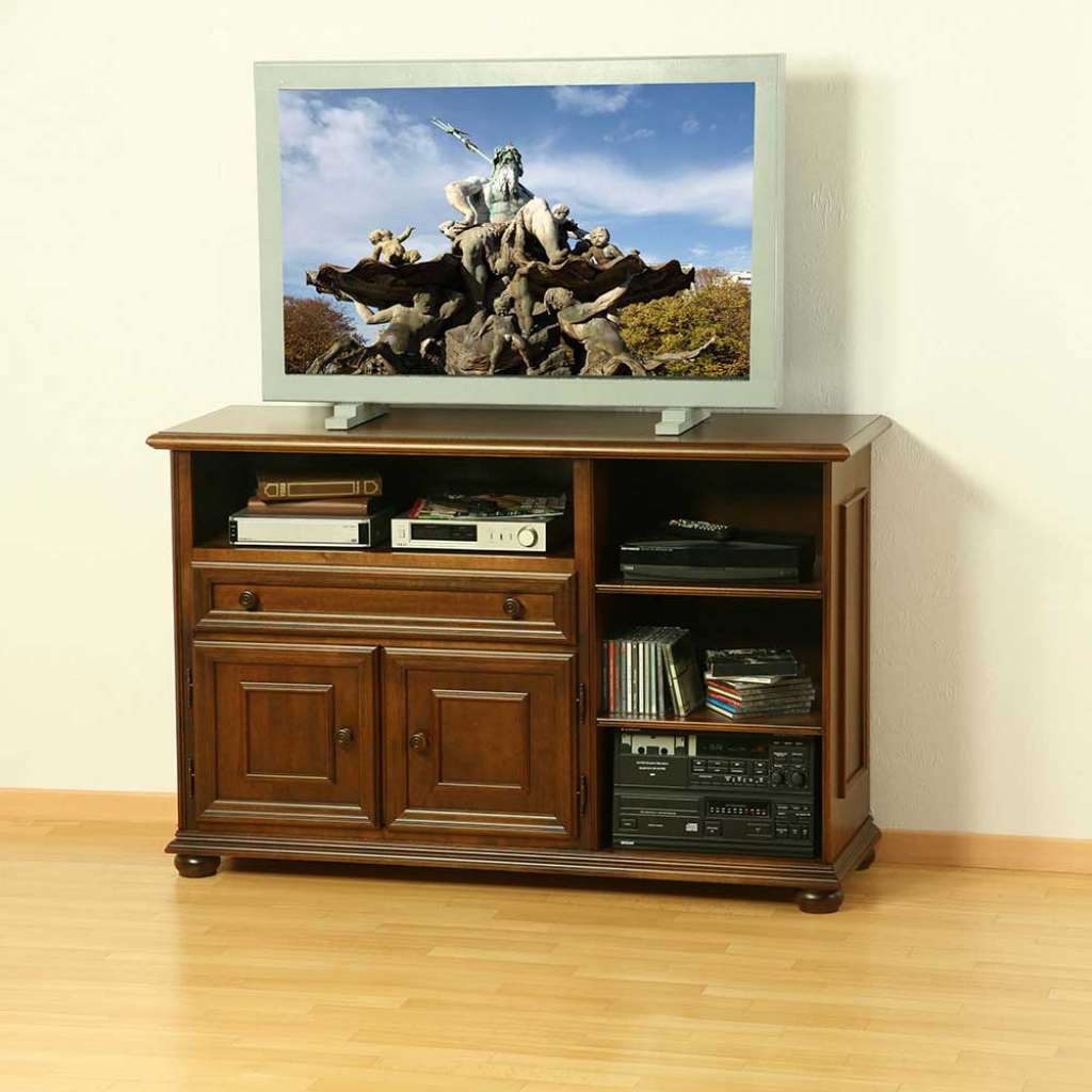 TV-Sideboard aus Nussbaum Antik Italienischer Stil