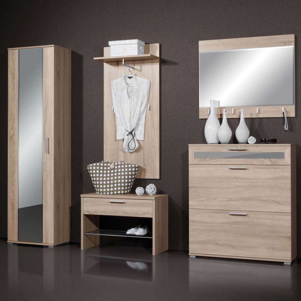 Flurmöbel Set in Sonoma-Eiche modern (5-teilig)