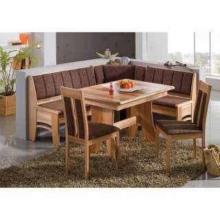 Sitzecke Kernbuche Massivholz Esszimmer (4-teilig)