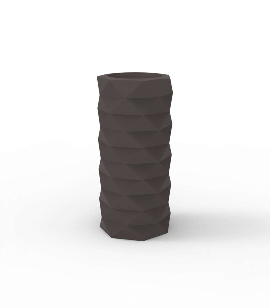 Vondom - MARQUIS Blumentopf - bronze - Ø 25 x 53 cm - Basic - outdoor