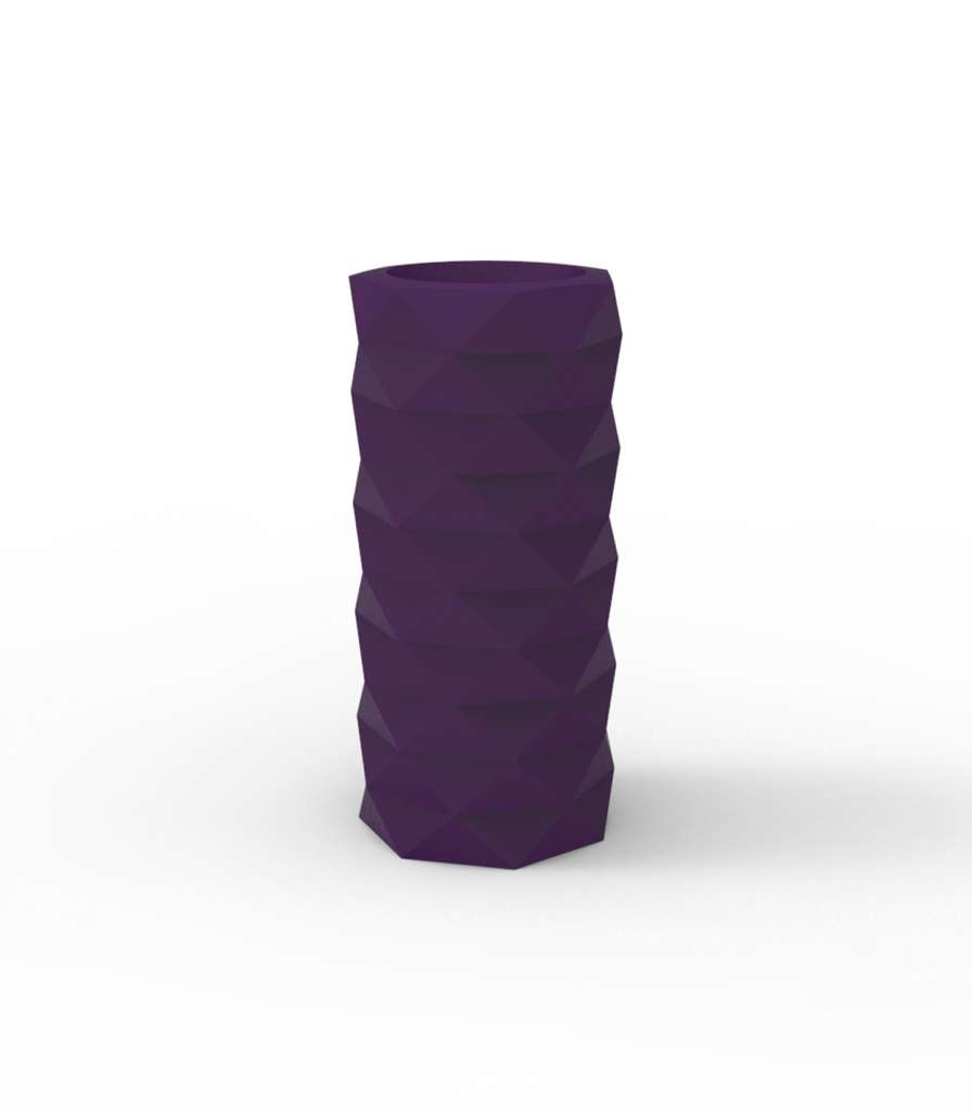 Vondom - MARQUIS Blumentopf - pflaume - Ø 25 x 53 cm - Basic - outdoor