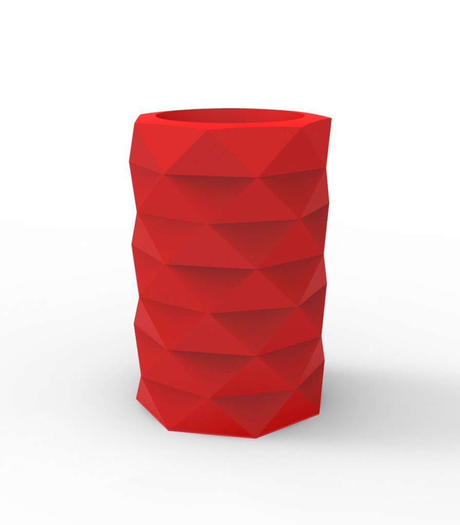Vondom - MARQUIS Blumentopf - rot - Ø 40 x 60 cm - Basic - outdoor