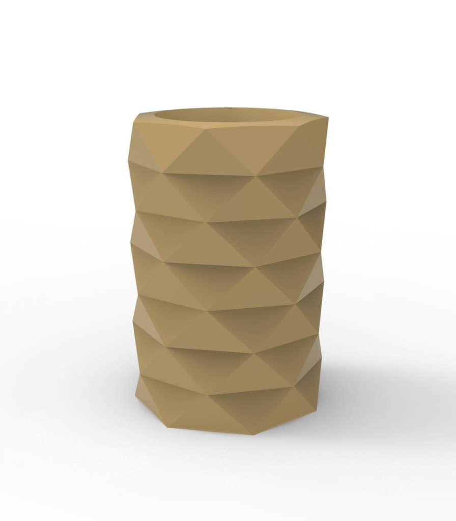 Vondom - MARQUIS Blumentopf - beige - Ø 40 x 60 cm - lackiert - outdoor