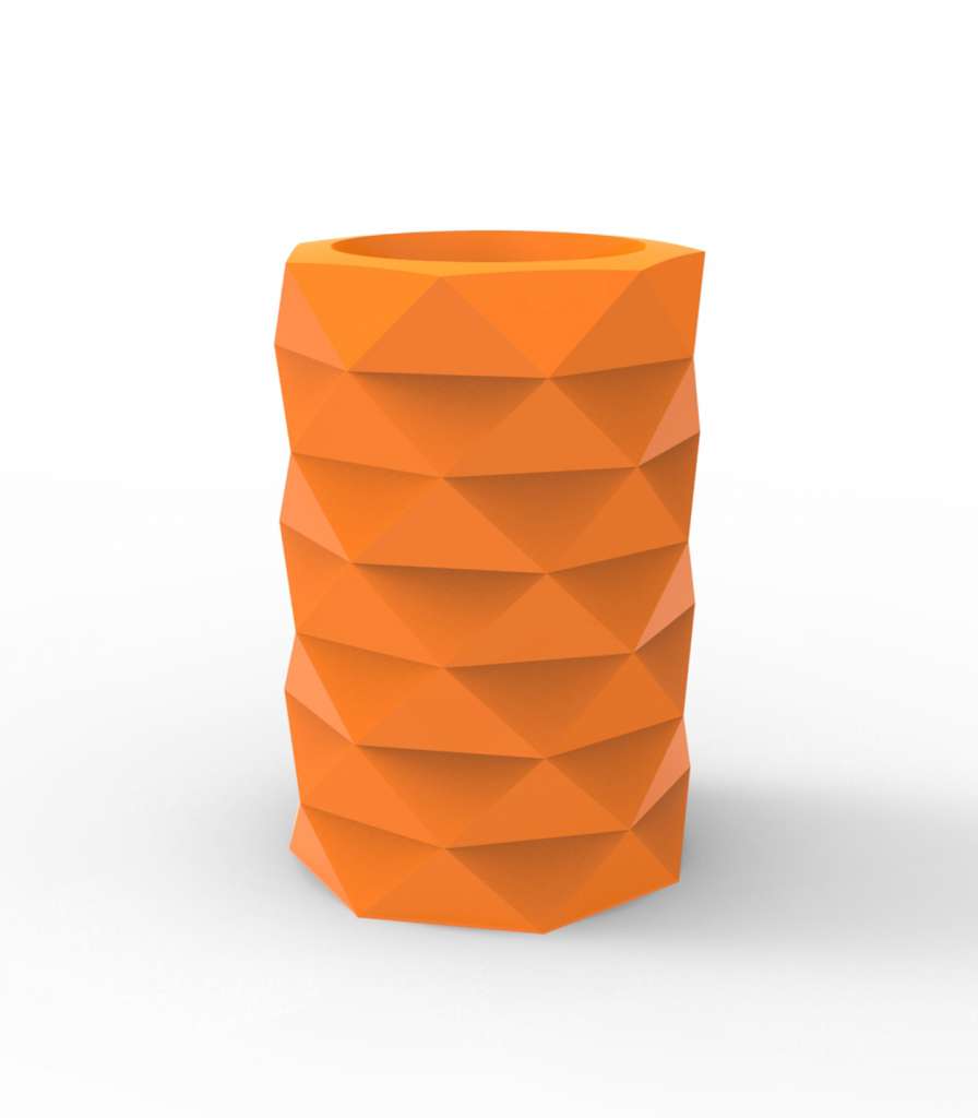 Vondom - MARQUIS Blumentopf - orange - Ø 40 x 60 cm - lackiert - outdoor