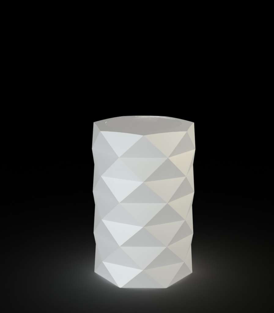 Vondom - MARQUIS Blumentopf - weiß - Ø 40 x 60 cm - beleuchtet - outdoor