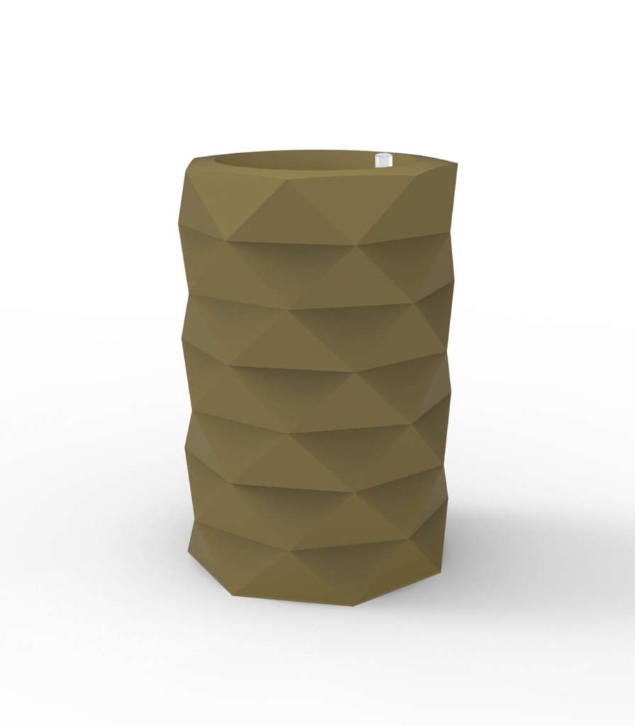 Vondom - MARQUIS Blumentopf - khaki - Ø 40 x 60 cm - Bewässerungssytem - outdoor