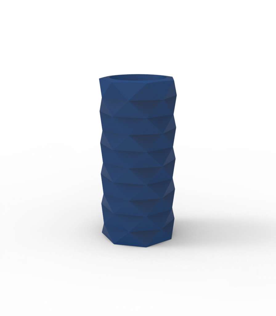 Vondom - MARQUIS Blumentopf - navy - Ø 25 x 53 cm - Basic - outdoor