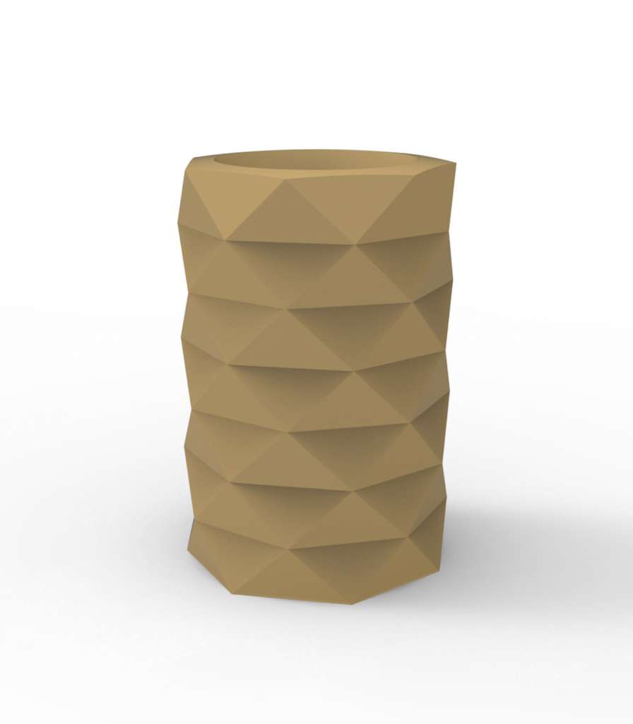Vondom - MARQUIS Blumentopf - beige - Ø 60 x 50 cm - Basic - outdoor