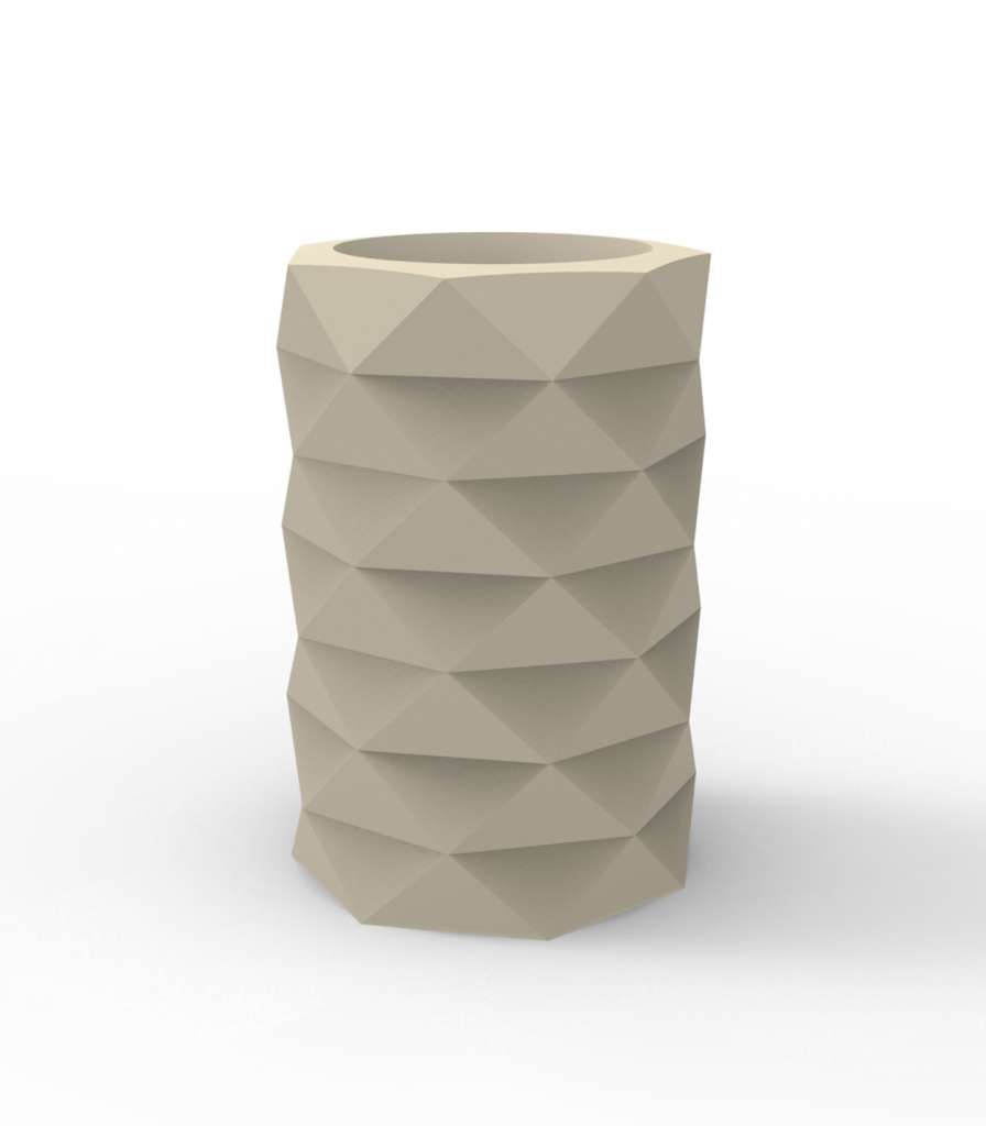 Vondom - MARQUIS Blumentopf - ecru - Ø 60 x 50 cm - Basic - outdoor