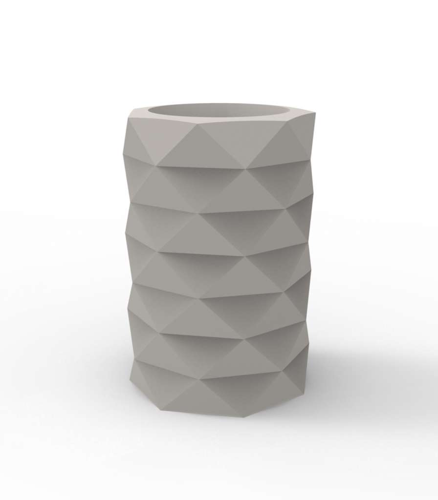 Vondom - MARQUIS Blumentopf - taupe - Ø 60 x 50 cm - Basic - outdoor