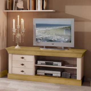 TV-Unterschrank aus Kiefer Massivholz Landhausstil