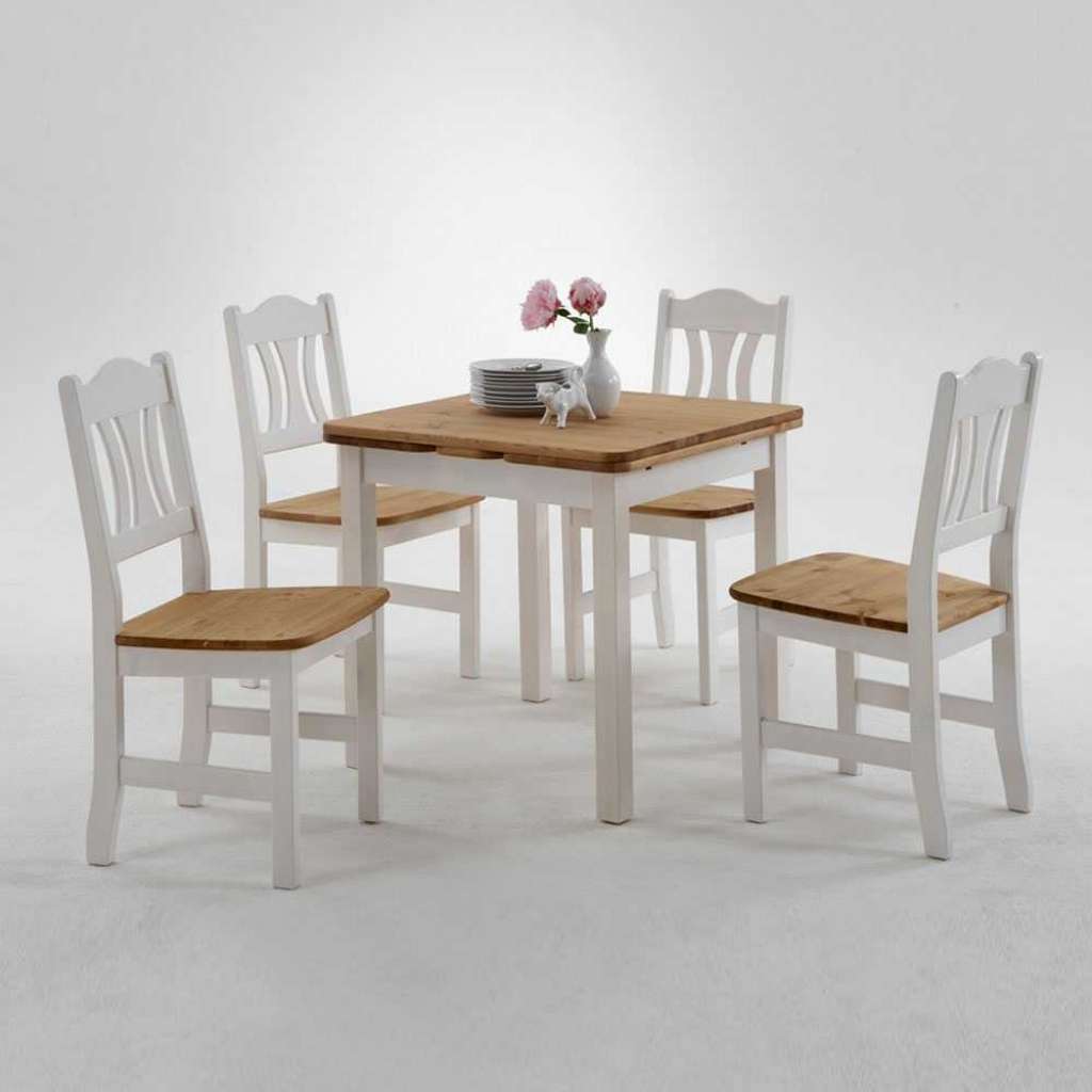 Esszimmergruppe im Landhausstil Kiefer Massivholz (5-teilig)