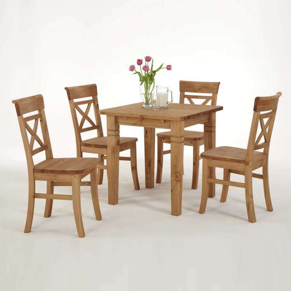 Esszimmer Gruppe aus Kiefer Massivholz Landhaus Design (5-teilig)