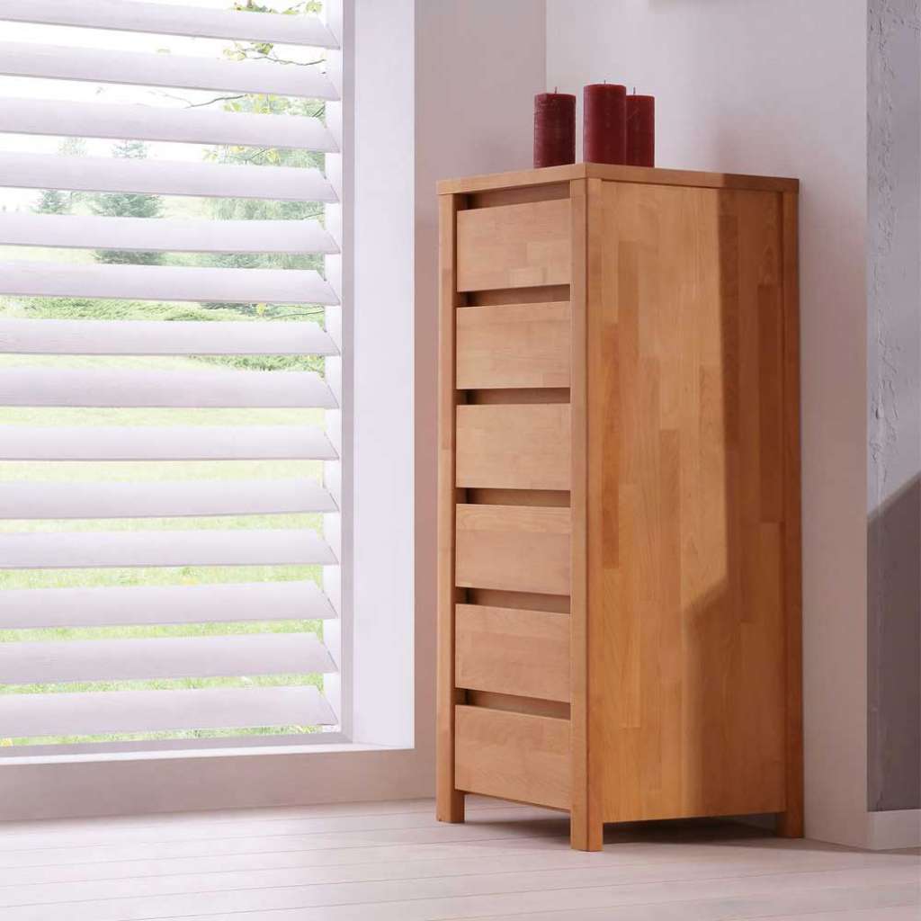 Schubladenkommode aus Buche Massivholz Geölt