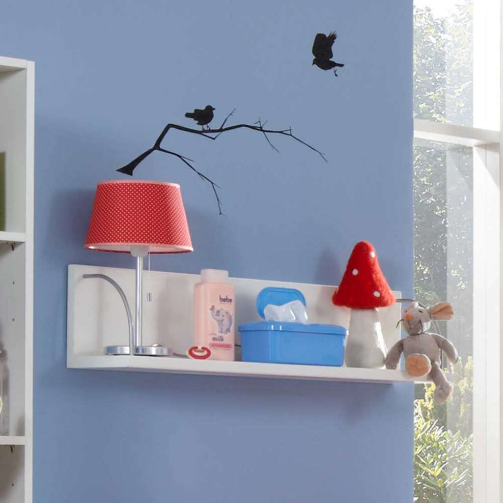 Wandboard für Babyzimmer Weiß