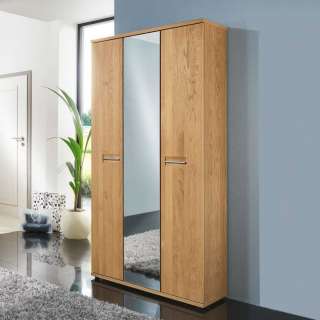 Garderobenschrank aus Wildeiche Spiegeltür