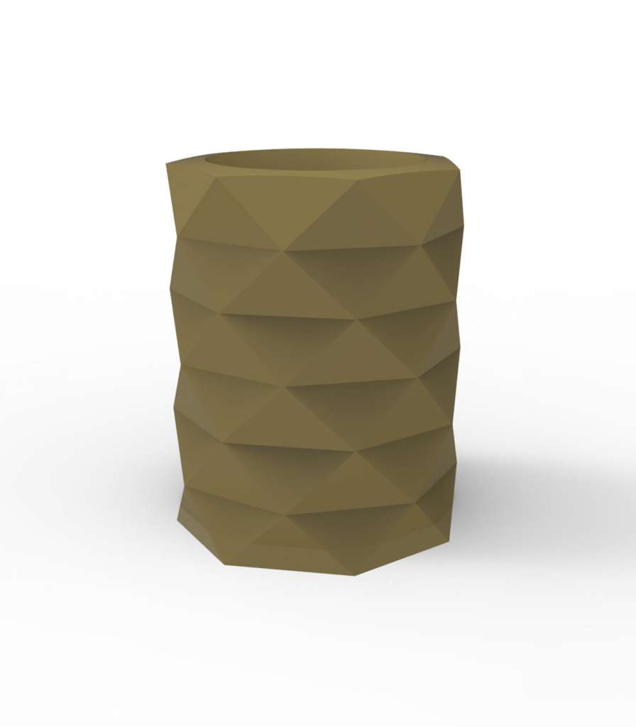 Vondom - MARQUIS Blumentopf - khaki - Ø 80 x 100 cm - Basic - outdoor