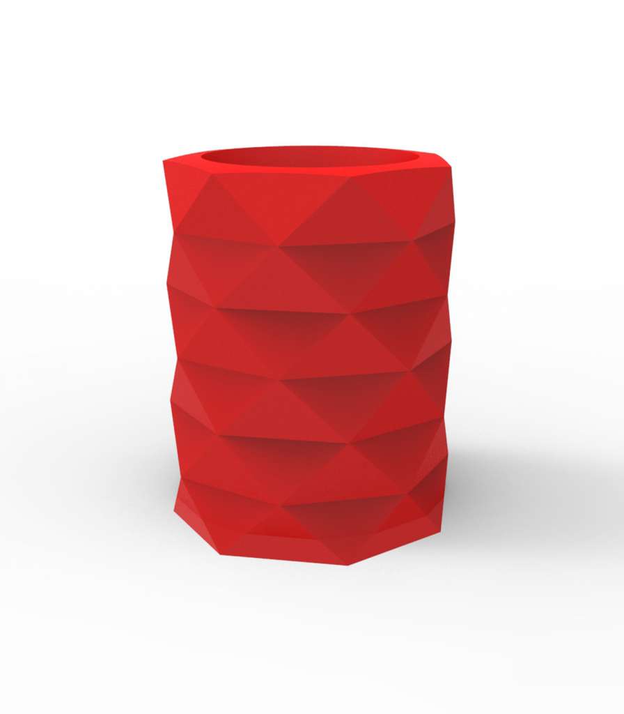 Vondom - MARQUIS Blumentopf - rot - Ø 80 x 100 cm - Basic - outdoor