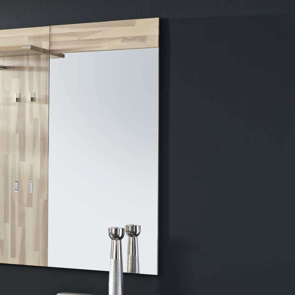 Flurspiegel aus Kernesche Massivholz Garderobe