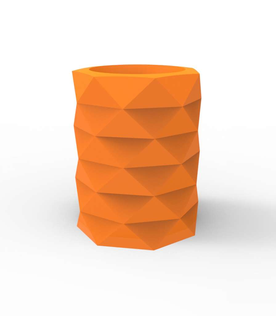 Vondom - MARQUIS Blumentopf - orange - Ø 80 x 100 cm - Basic - outdoor