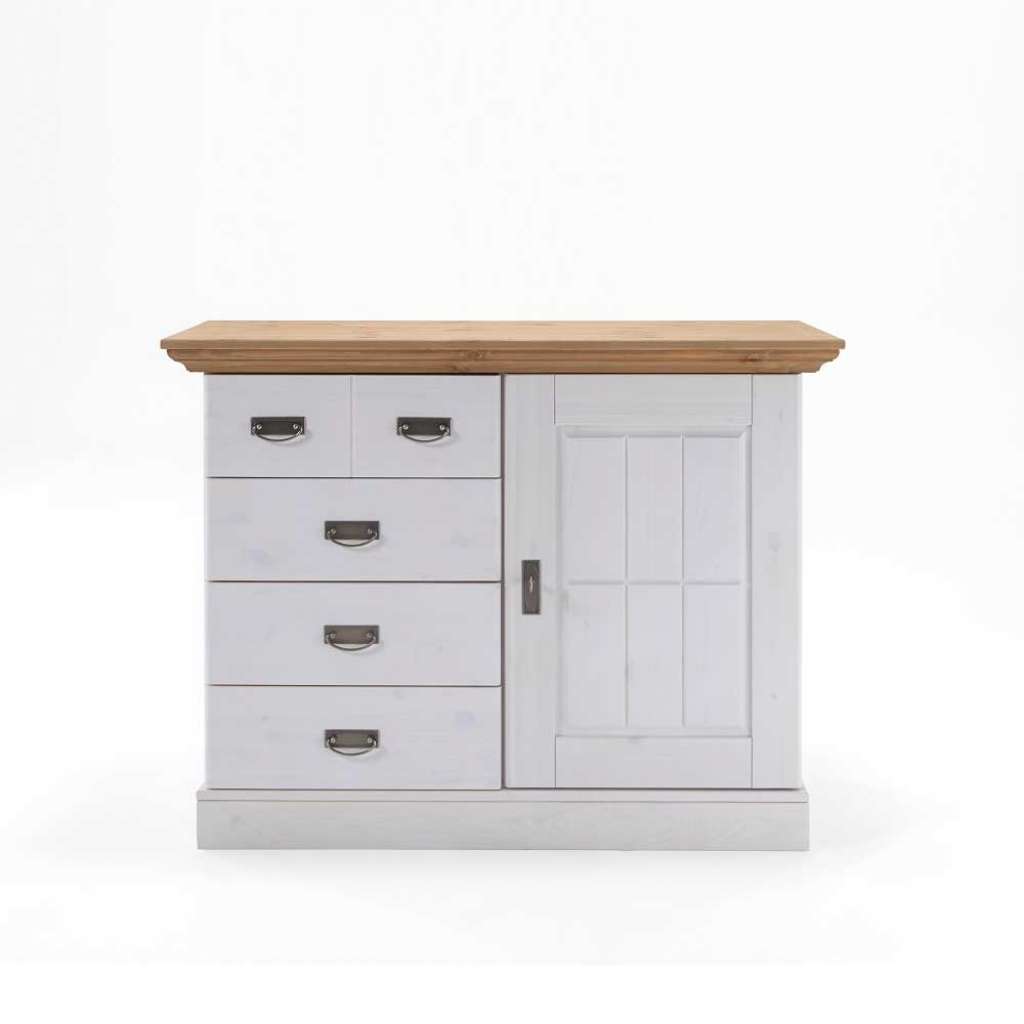 Landhaus Schrank in Weiß Landhausstil
