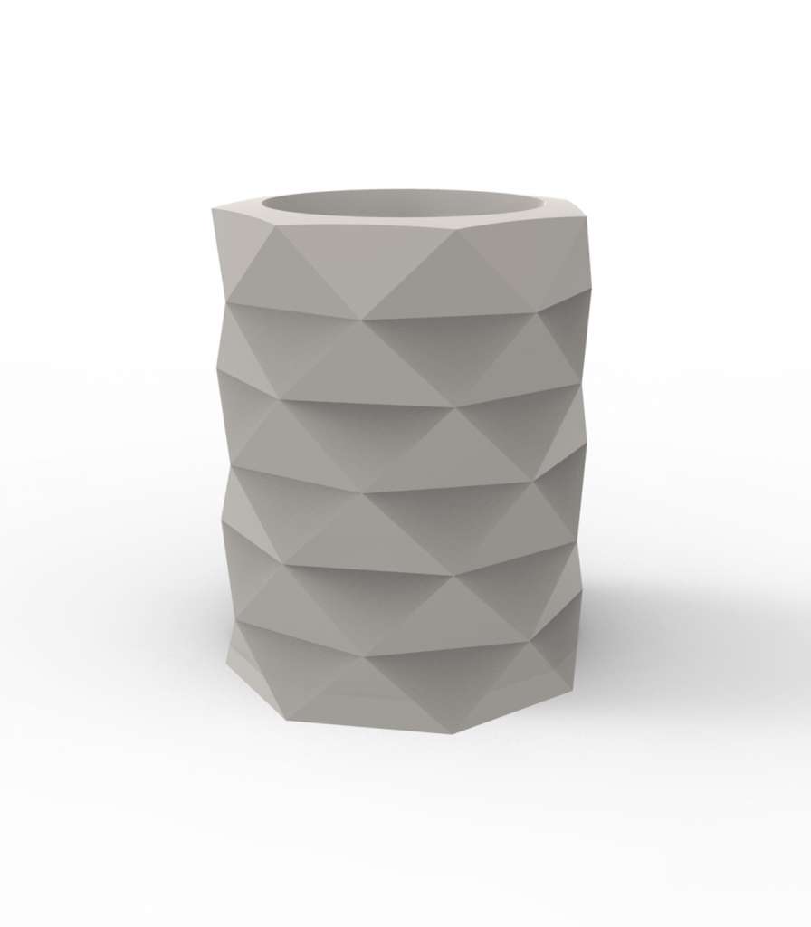 Vondom - MARQUIS Blumentopf - taupe - Ø 80 x 100 cm - lackiert - outdoor