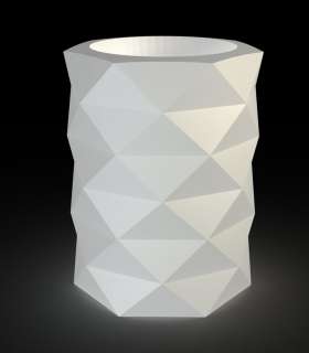 Vondom - MARQUIS Blumentopf - weiß - Ø 80 x 100 cm - beleuchtet - outdoor