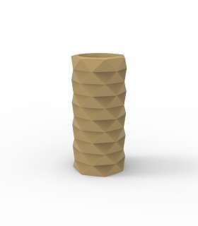 Vondom - MARQUIS Blumentopf - beige - Ø 25 x 53 cm - lackiert - outdoor