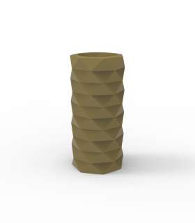 Vondom - MARQUIS Blumentopf - khaki - Ø 25 x 53 cm - lackiert - outdoor