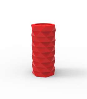 Vondom - MARQUIS Blumentopf - rot - Ø 25 x 53 cm - lackiert - outdoor