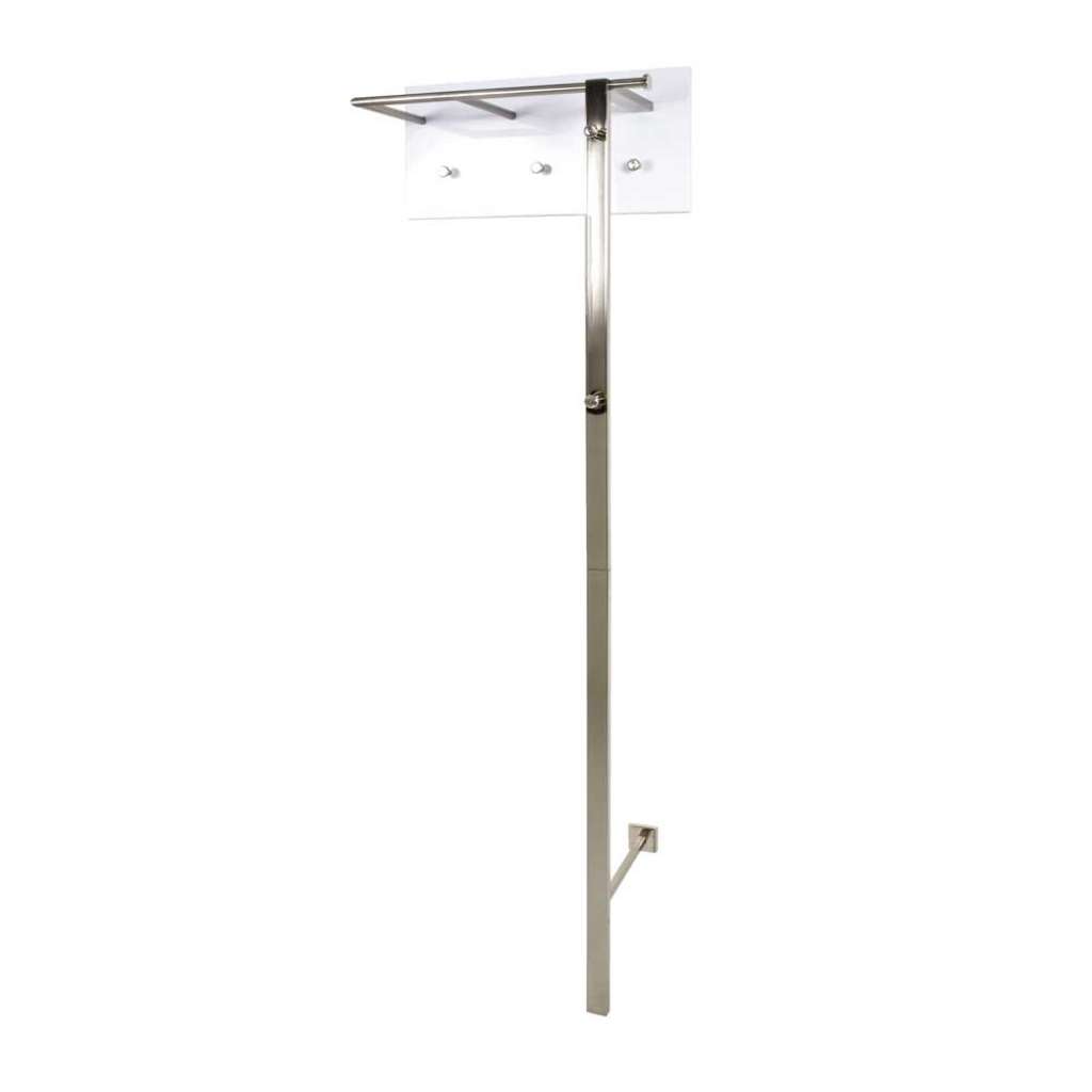Flurgarderobe aus Stahl Weiß Hochglanz