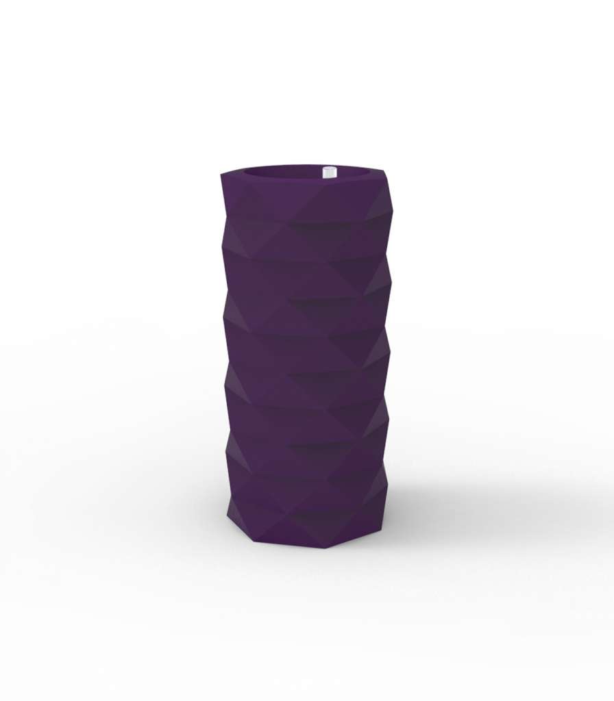 Vondom - MARQUIS Blumentopf - pflaume - Ø 25 x 53 cm - Bewässerungssytem - outdoor