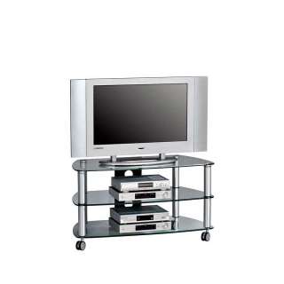 TV Wagen auf Rollen Glas