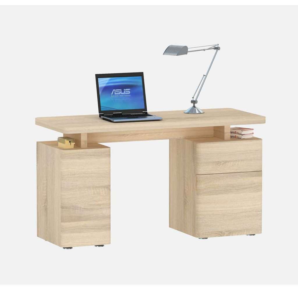 Bürotisch in Eiche Sonoma 140 cm breit