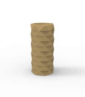 Vondom - MARQUIS Blumentopf - beige - Ø 30 x 82 cm - Basic - outdoor