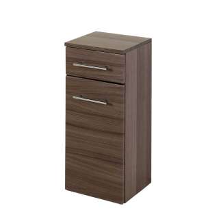 Badezimmer Unterschrank in Eiche dunkel Wandmontage