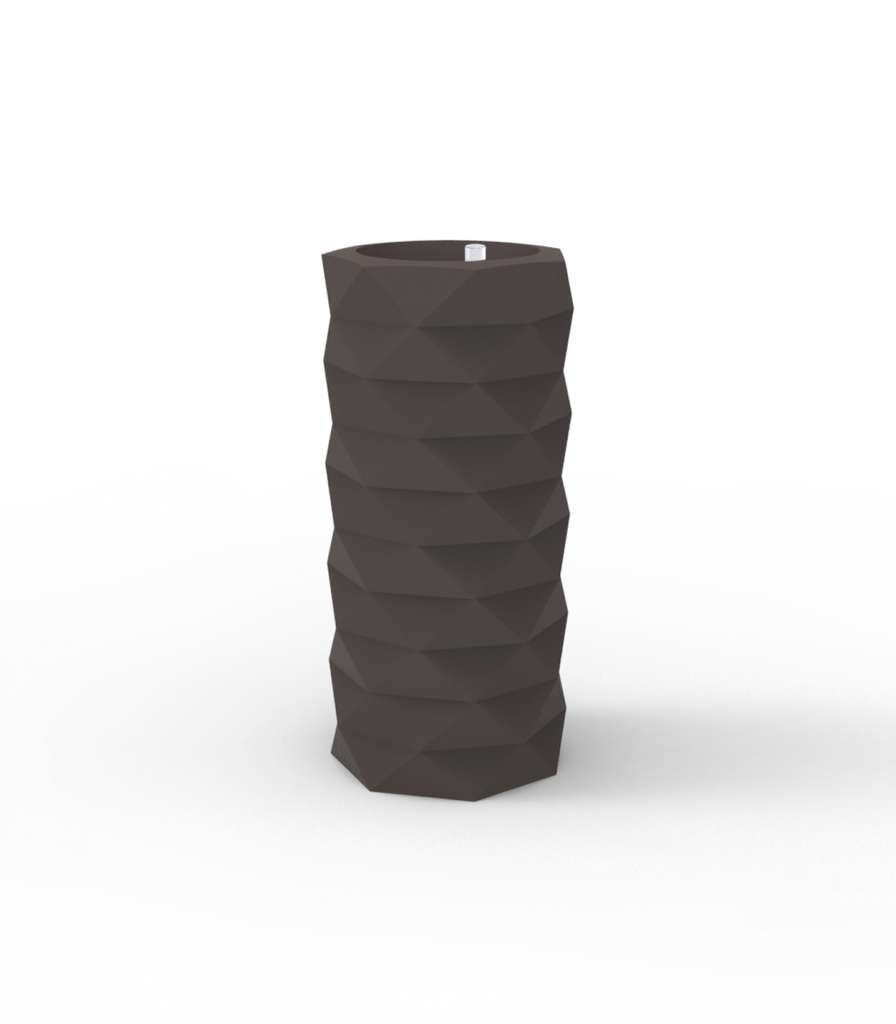 Vondom - MARQUIS Blumentopf - bronze - Ø 30 x 82 cm - Bewässerungssytem - outdoor