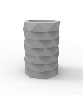 Vondom - MARQUIS Blumentopf - stahlgrau - Ø 40 x 60 cm - Basic - outdoor