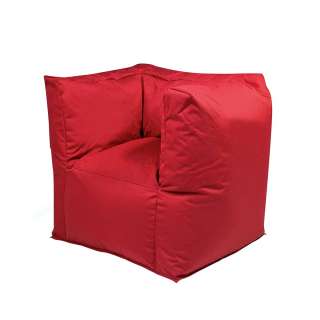 Sitzsack Sessel in Rot Outdoor