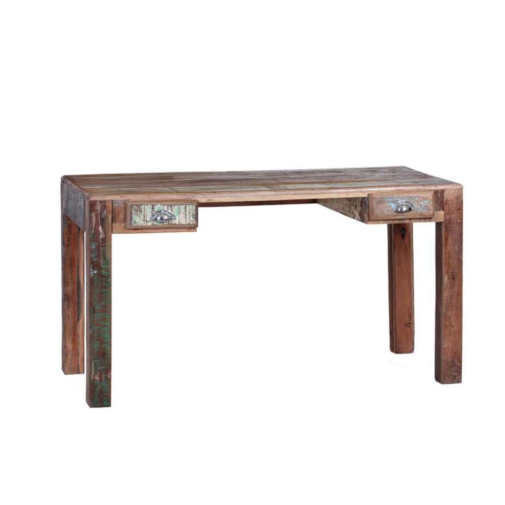 Design Schreibtisch in Bunt Altholz