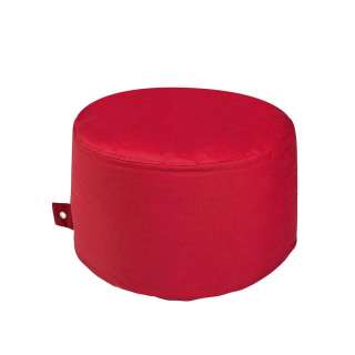 Sitzpouf in Rot Outdoor