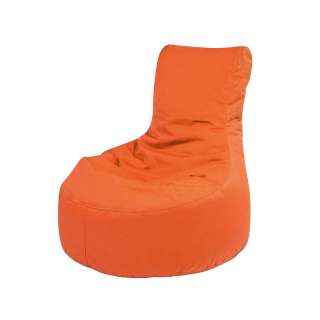 Outdoor Sitzsack mit Rückenlehne Orange