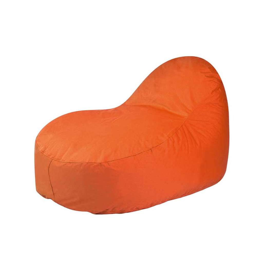 Outdoor Sitzsack in Orange Polyester